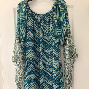 Asymmetrical Sleeve Dress